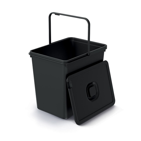 Systema Basica wastebasket NKS23W Black recycling