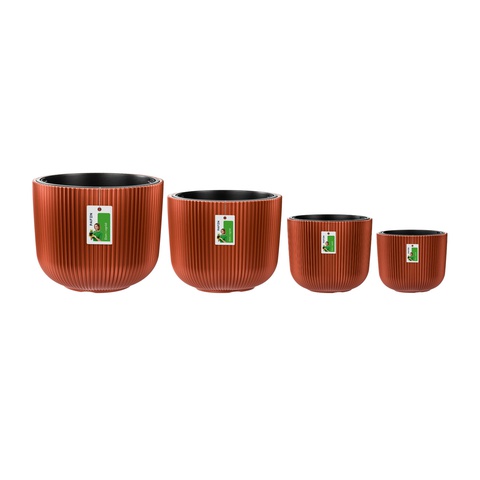 Milly flower pot set DBML-SET4-7598U Copper