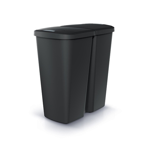 Kosz na śmieci Compacta Q DUO NDAB45 Czarny recykling