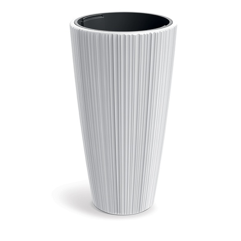Doniczka Oro Round DHOR400-S449 Biały