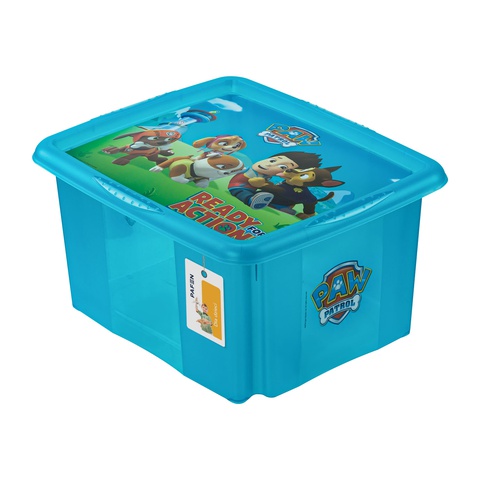 Carolina Fresh blue transparent toy box