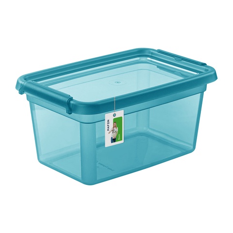 BaseStore Color 2322 Transparent cyan storage container