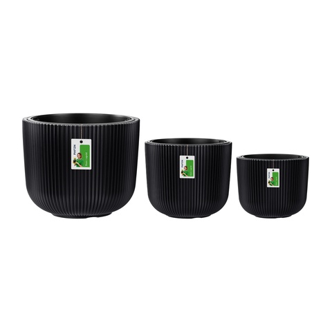 Milly flower pot set DBML-350+300+240-S433 Anthracite