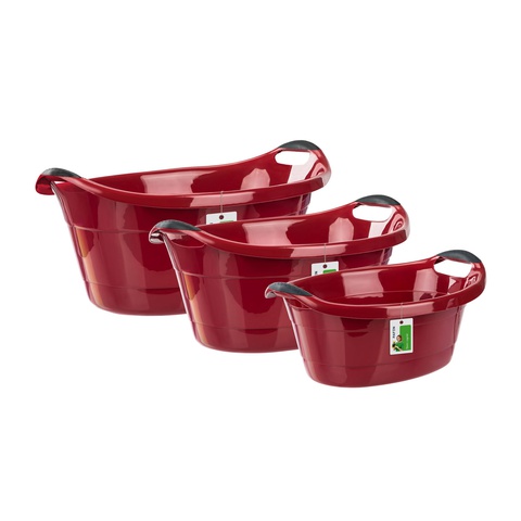 Laundry bowl set Red