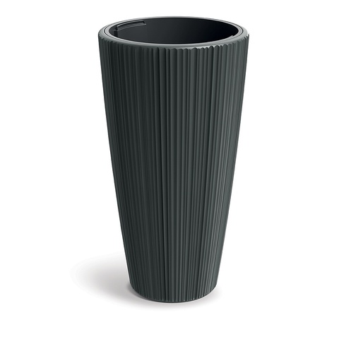 Doniczka Oro Round DHOR400-419U Ciemny szary