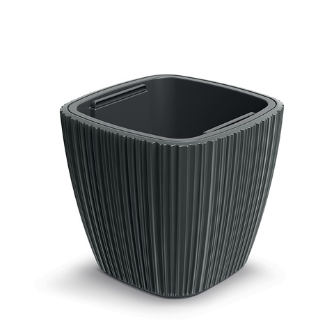 Doniczka Oro Square DBOS300-419U Ciemny szary