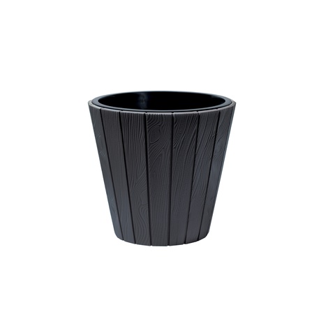Woode flower pot DBWO490 Anthracite