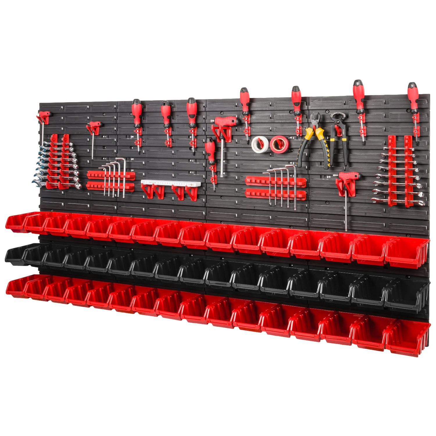 Tool board ZES-48 Red / Black