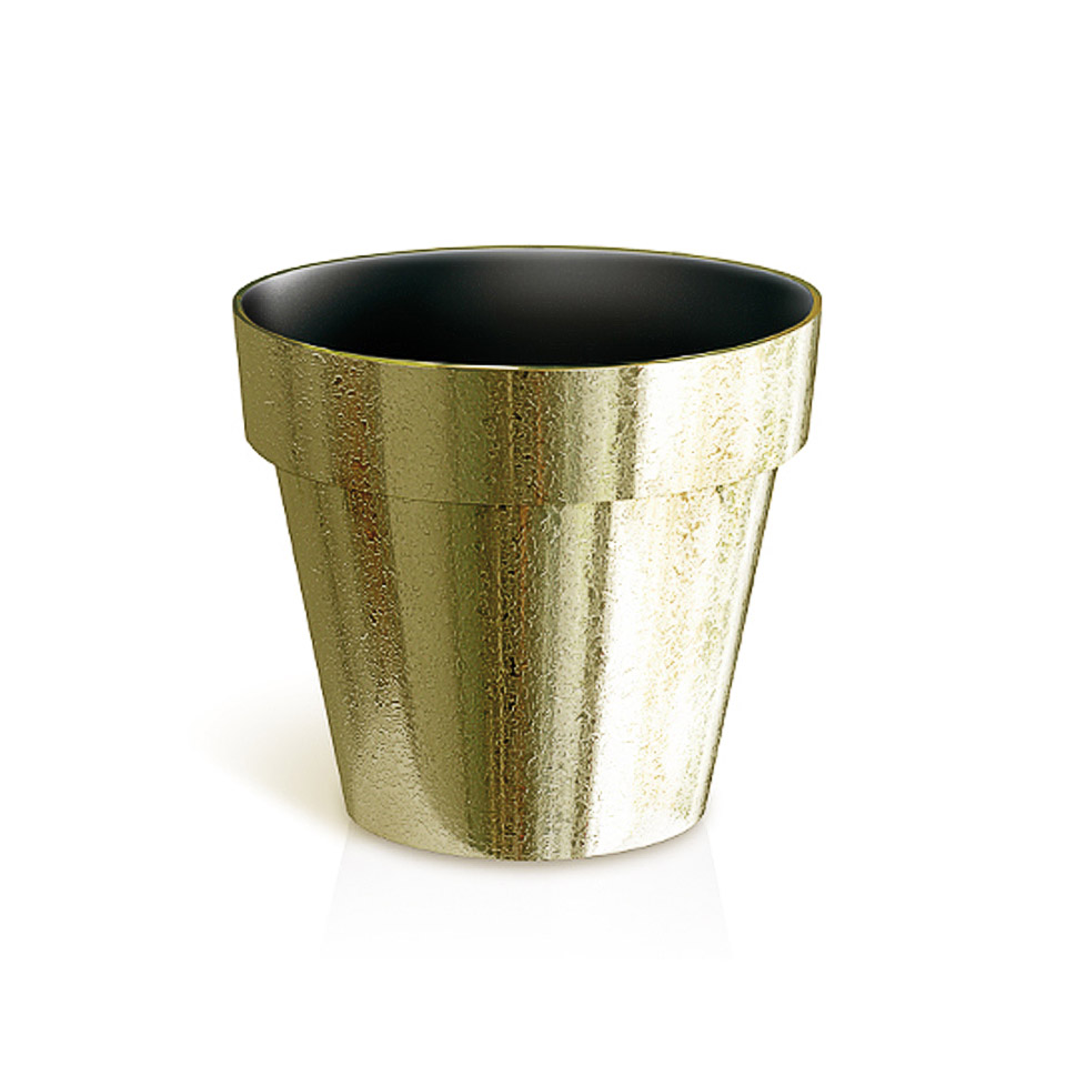 Topf Würfel Chrom Gold DGC200GF Gold