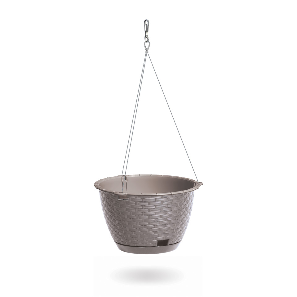 Ratolla Round Flower Pot DRLW240S Mocca