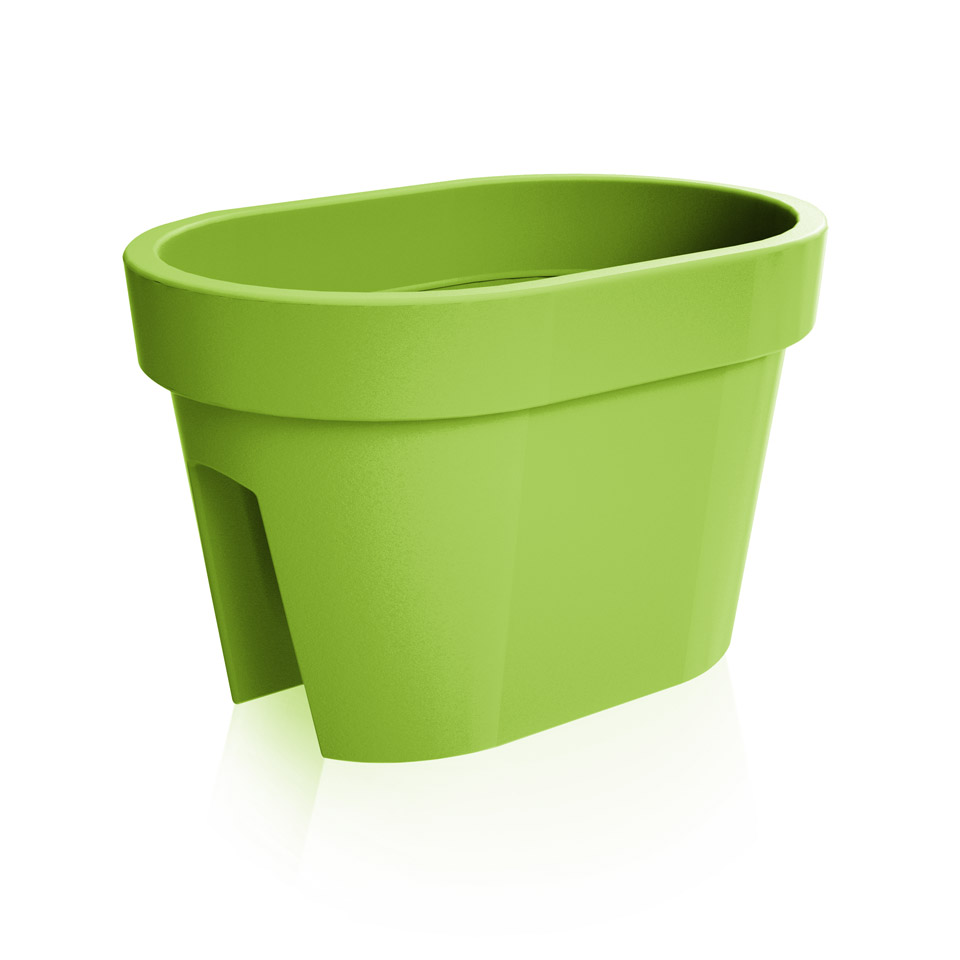 Lofly Railing pot DLOFR400 Lime green