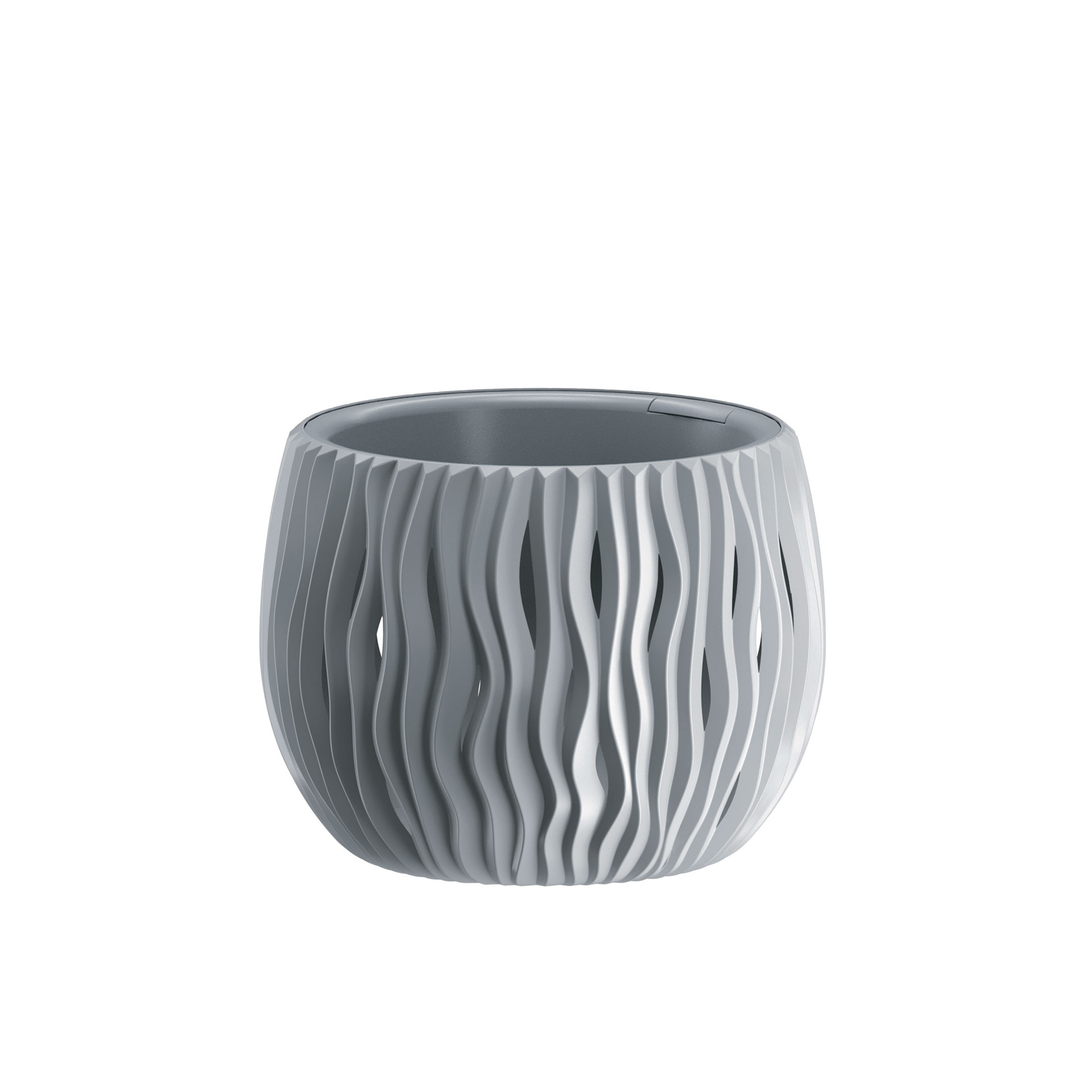 Sandy Bowl Flower Pot DSK180 Stone Grey