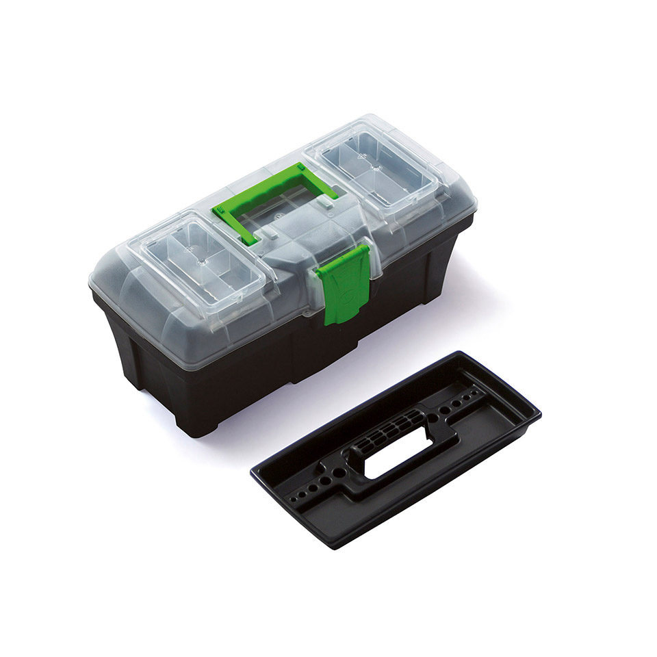 Toolbox Greenbox N12G Transparent / Green / Black