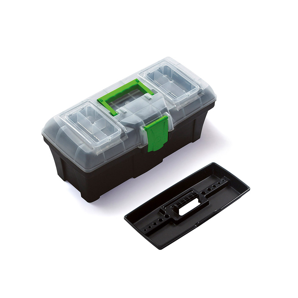 Toolbox Greenbox N15G Transparent / Green / Black
