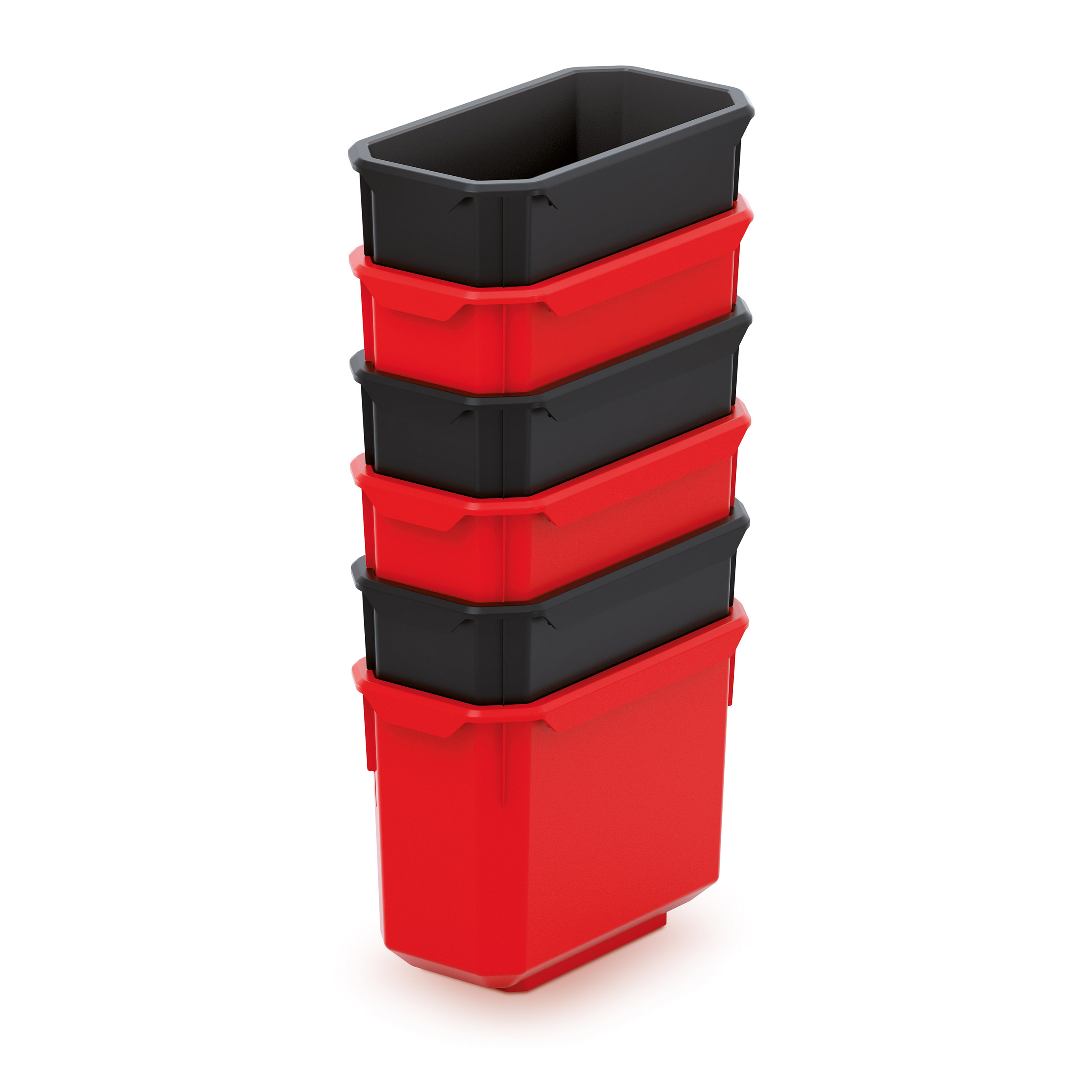 Workshop Cup Set X Block Box - Cup Set KXBS148 Black and Red