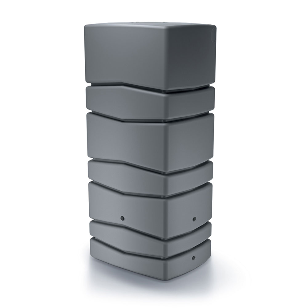 Waterform Aqua Tower rainwater storage tank IDTC650 Smooth gray