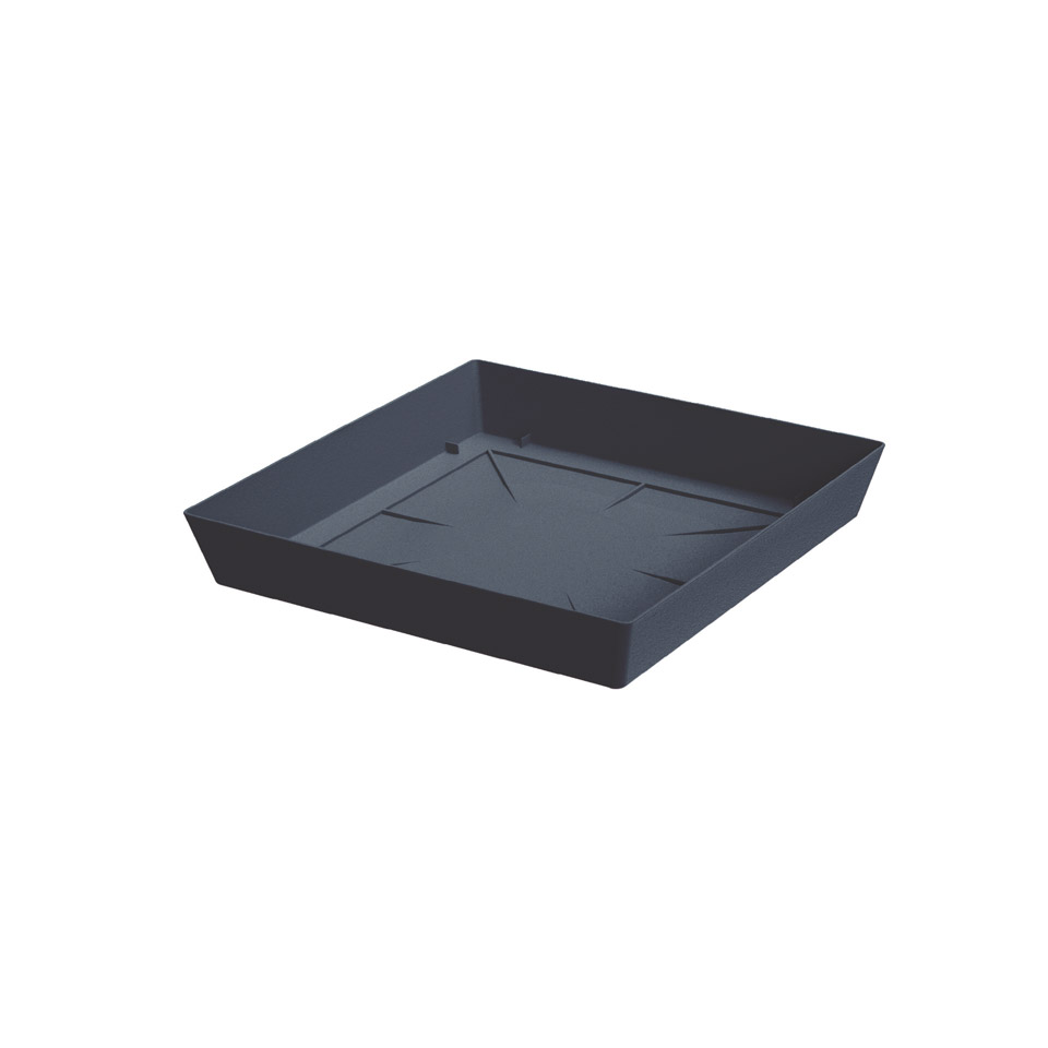 Lofly Saucer Square Pot Stand PPLFQ165 Anthracite