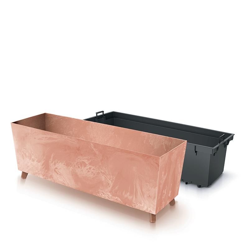 Urbi Case Concrete Effect N DUC800NE Terracotta Flower Pot