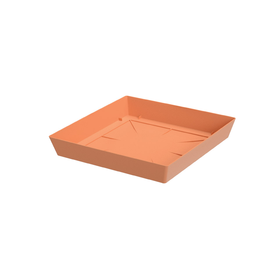 Lofly Saucer Square Pot Stand PPLFQ200 Terracotta