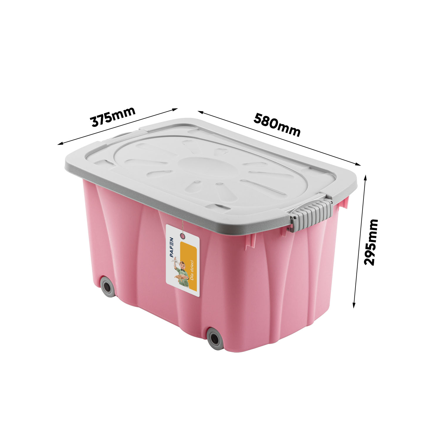 Wymiary Kliper M toy box Pink (1)