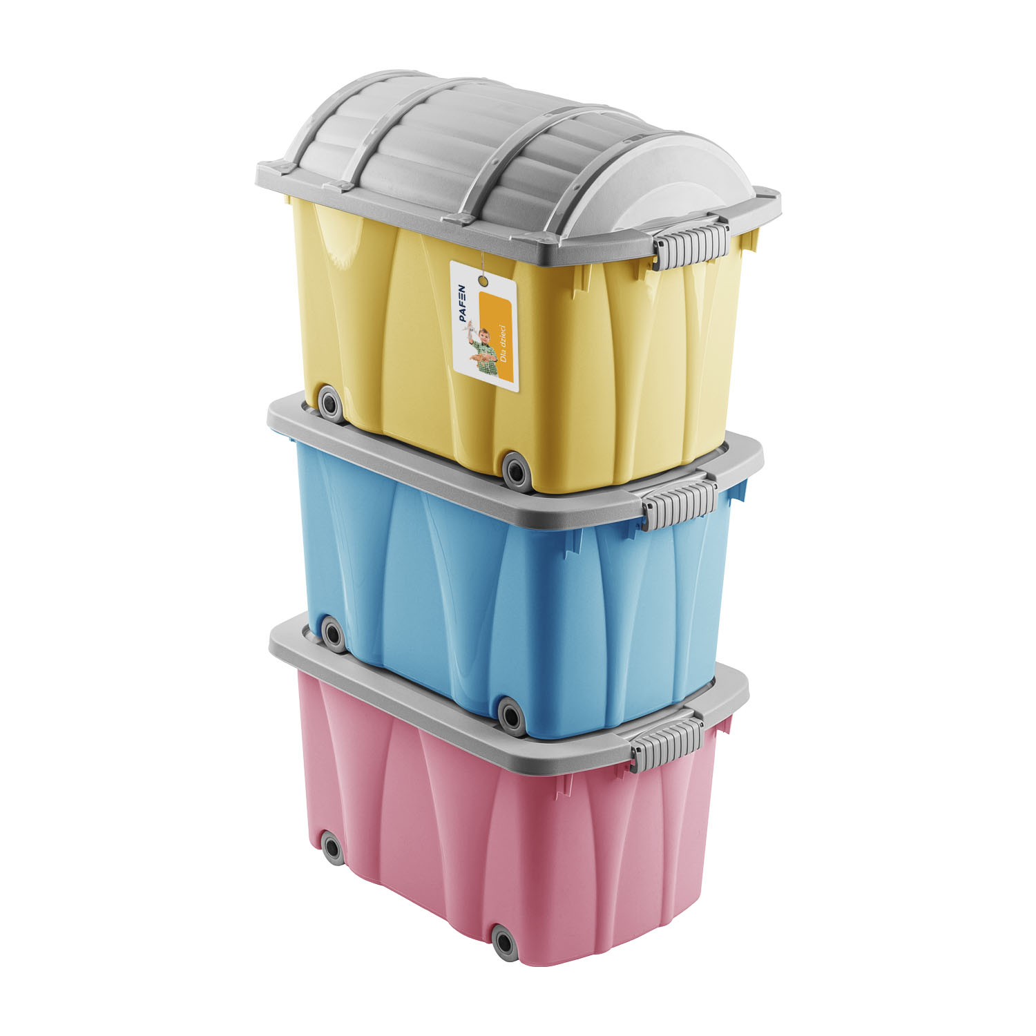 Set of toy containers ZES10 Coloured