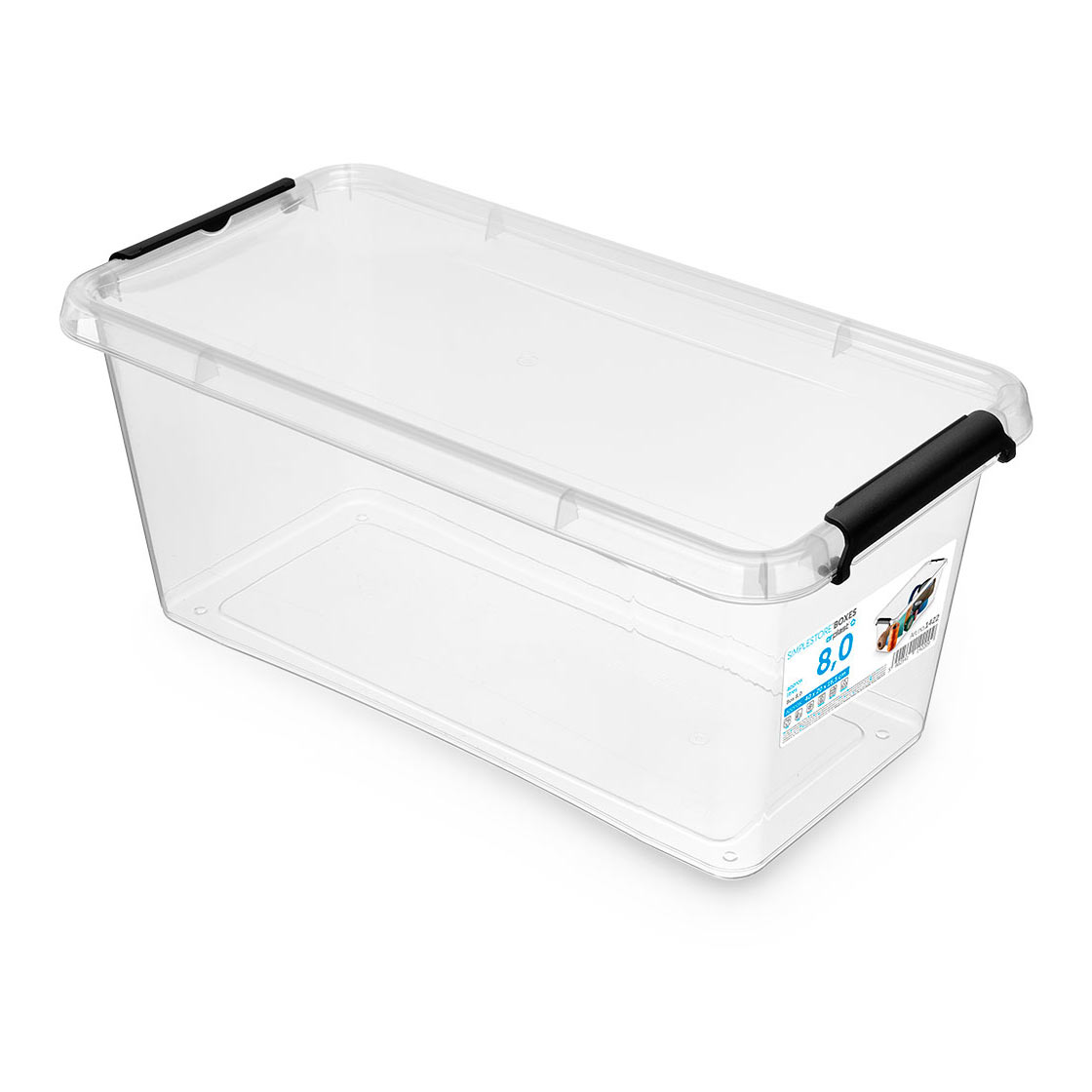 SimpleStore storage container 1422 Transparent