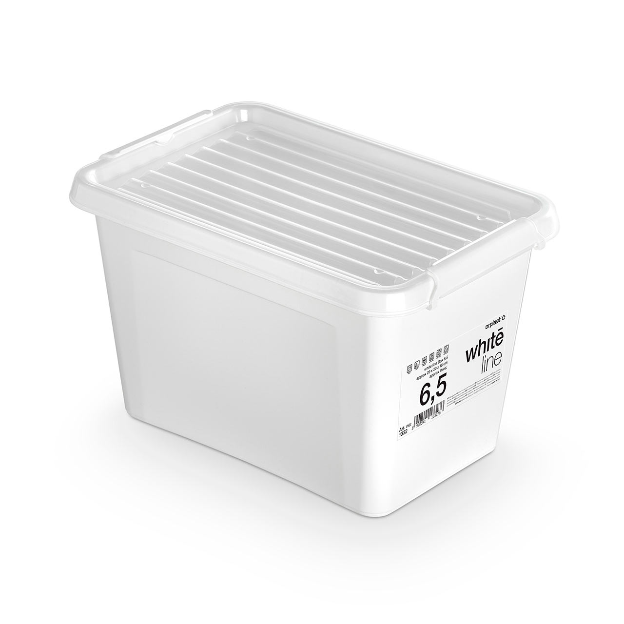Storage container white.line 1332 White