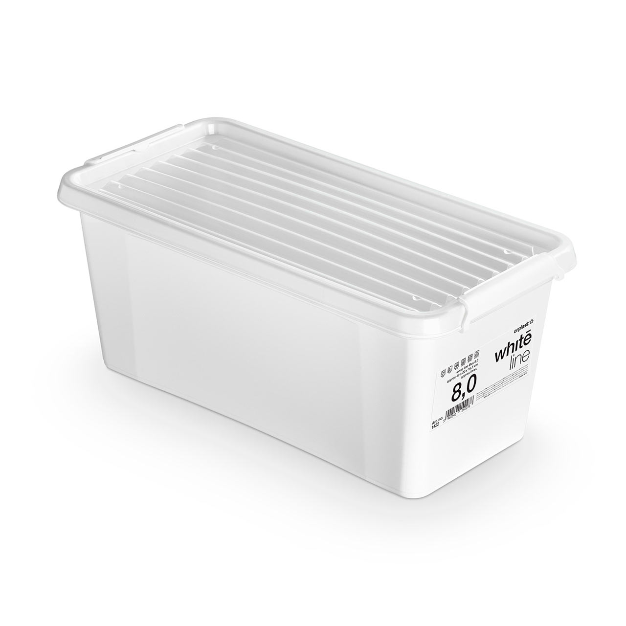 Storage container white.line 1422 White