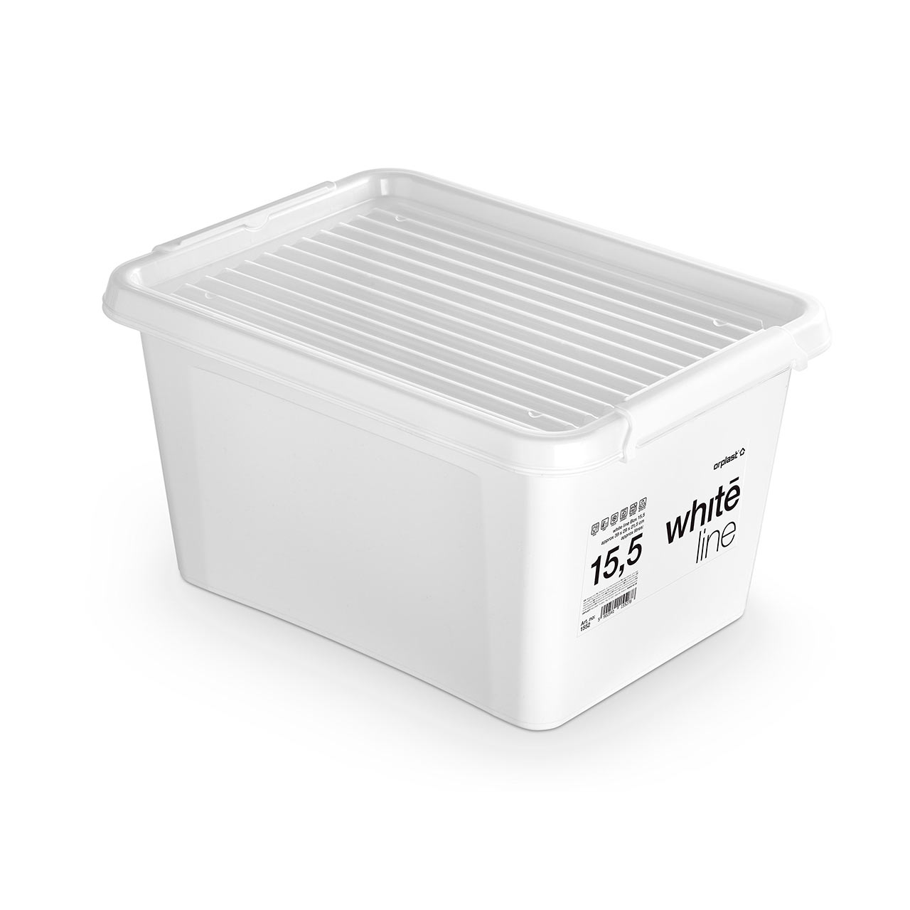Storage container white.line 1552 White