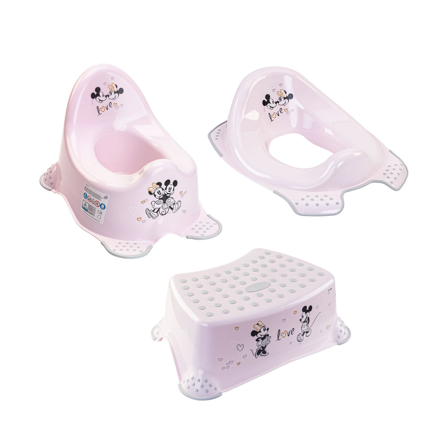Bathroom accessories set Minnie Pink