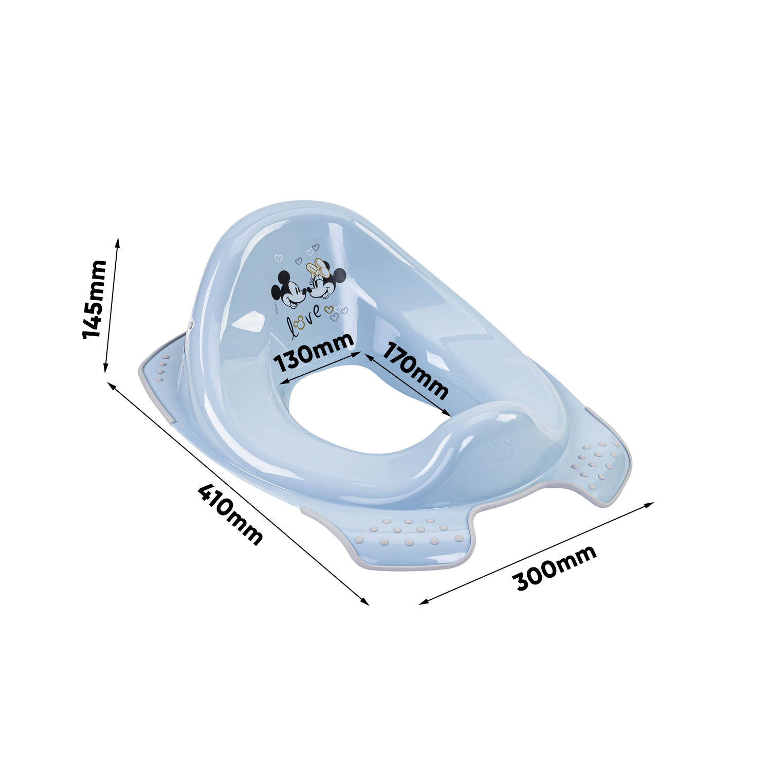 Wymiary Zestaw akcesoriów łazienkowych Minnie Niebieski (1)