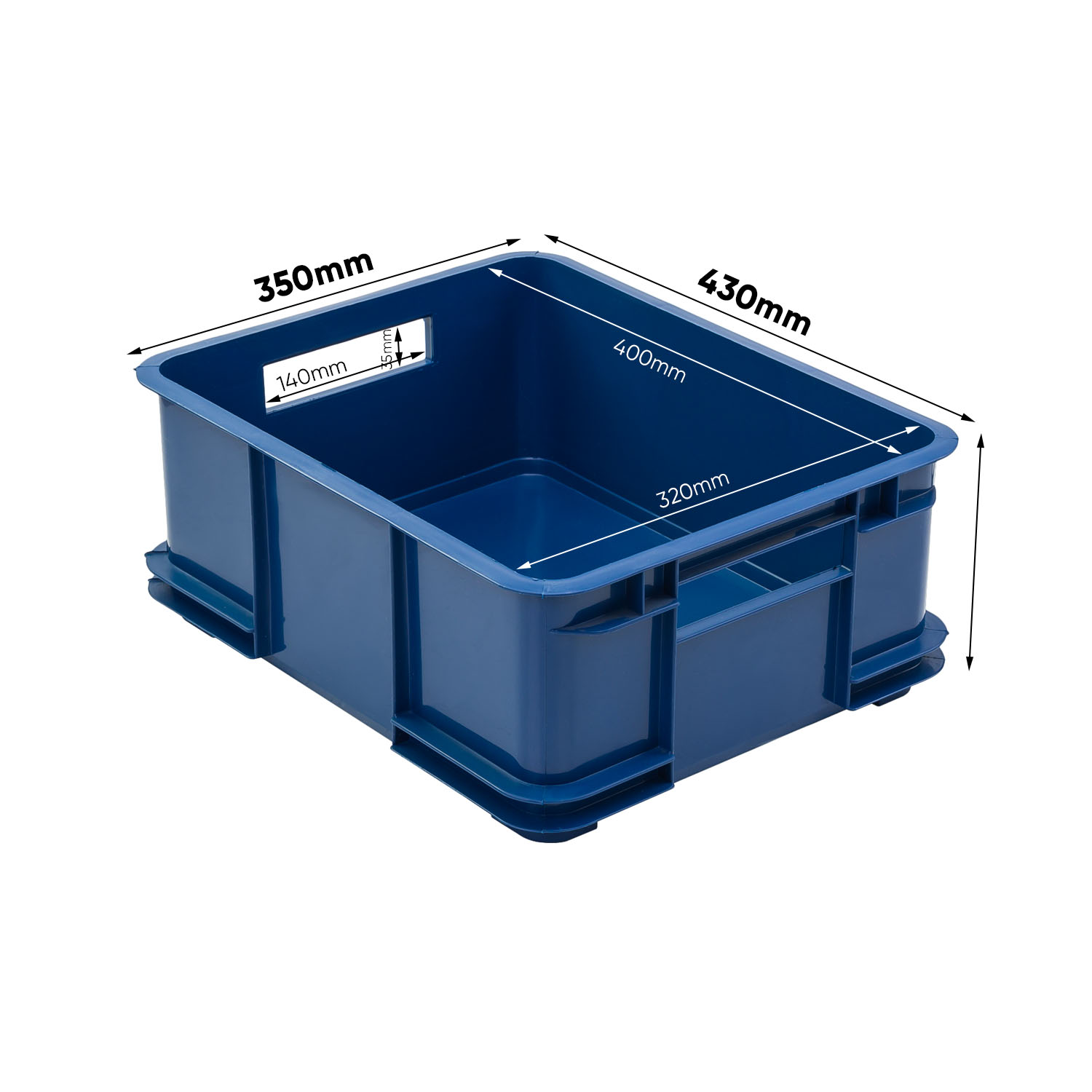 Wymiary Storage container Bruno ECO L ECO Blue (1)