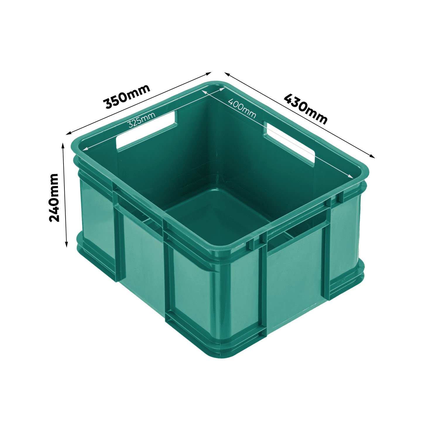 Wymiary Bruno ECO XL storage container set ECO Green (1)