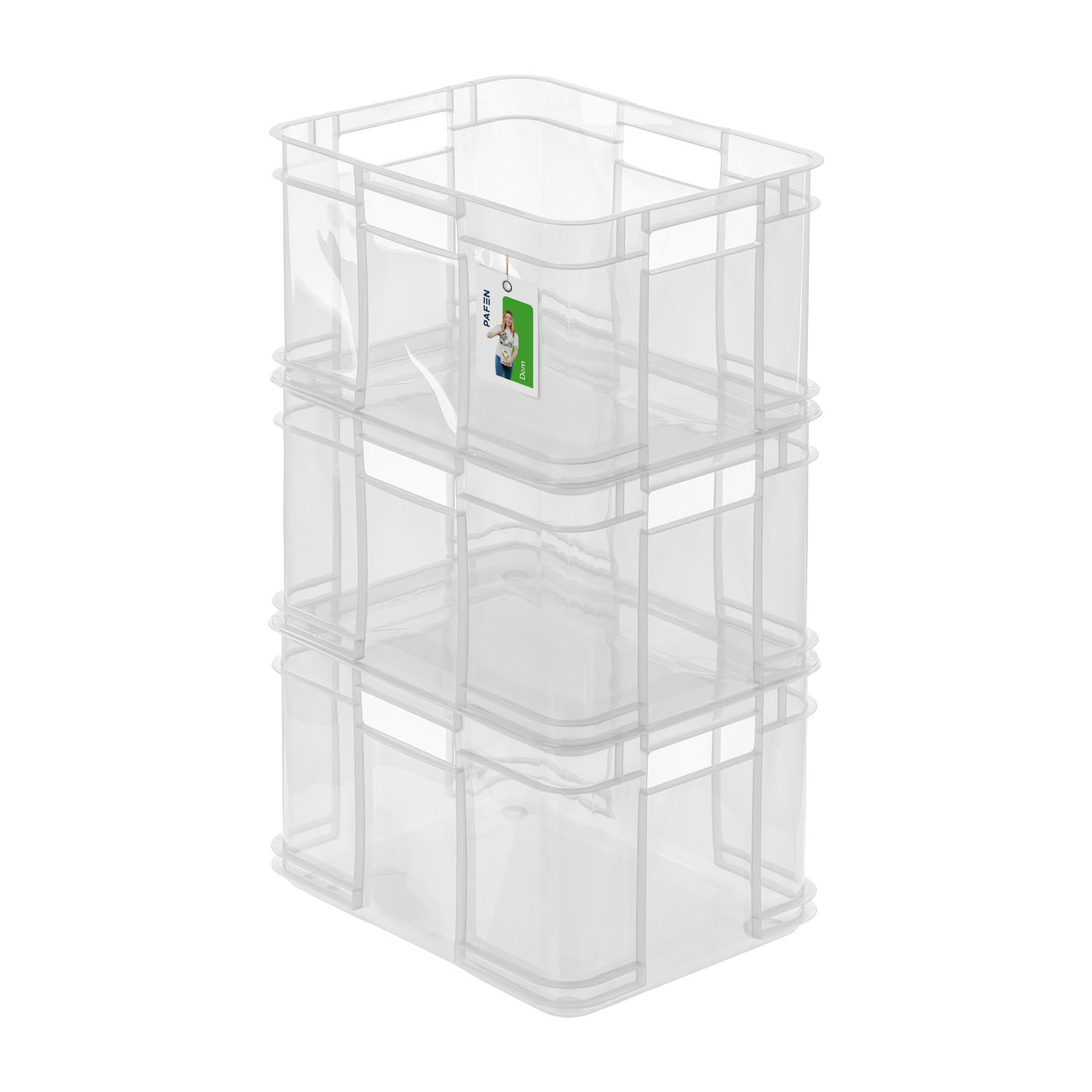 Bruno M Natural Transparent Storage Container Set