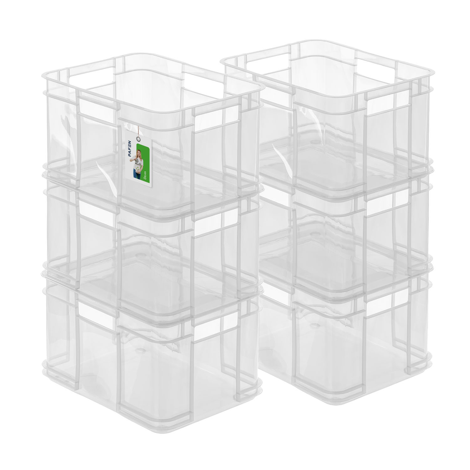 Bruno M Natural Transparent Storage Container Set