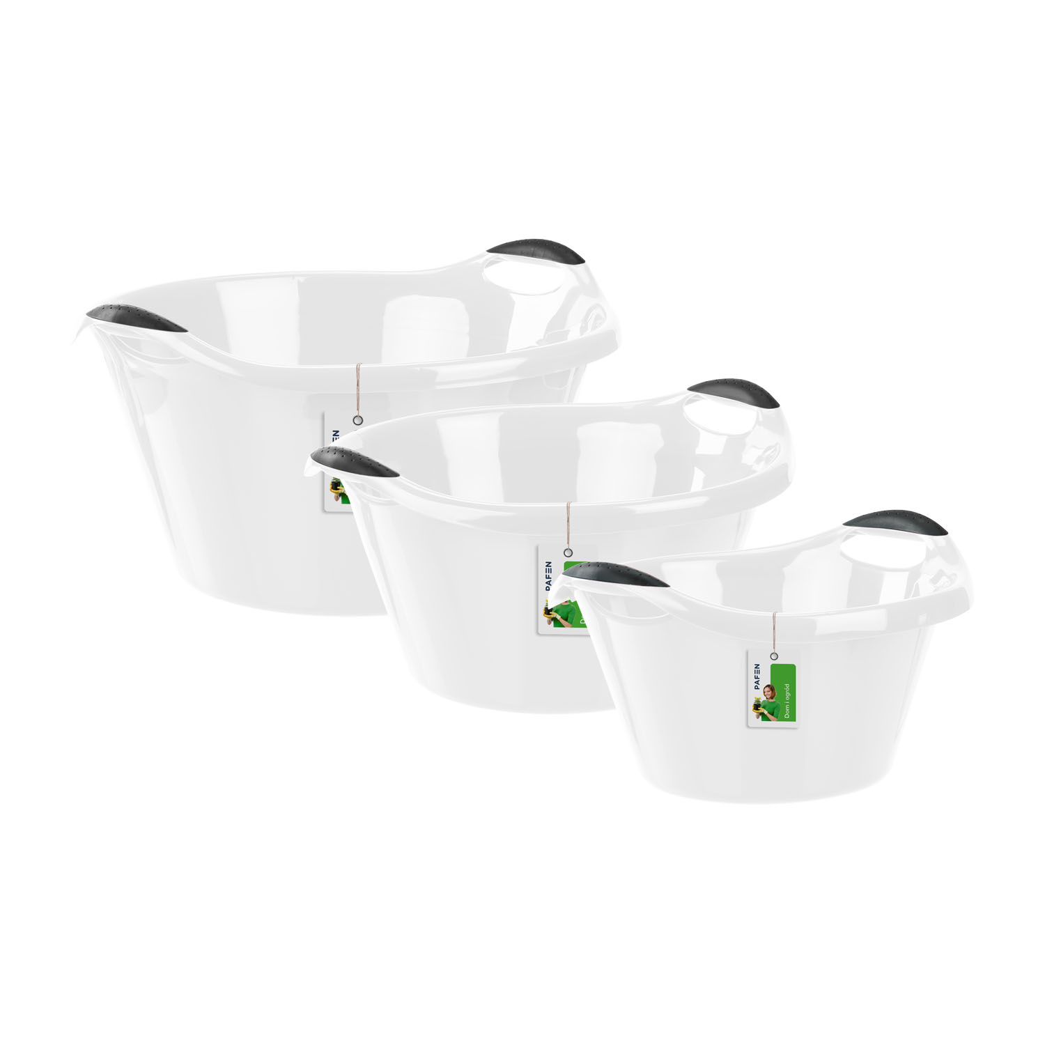 Laundry bowl set White