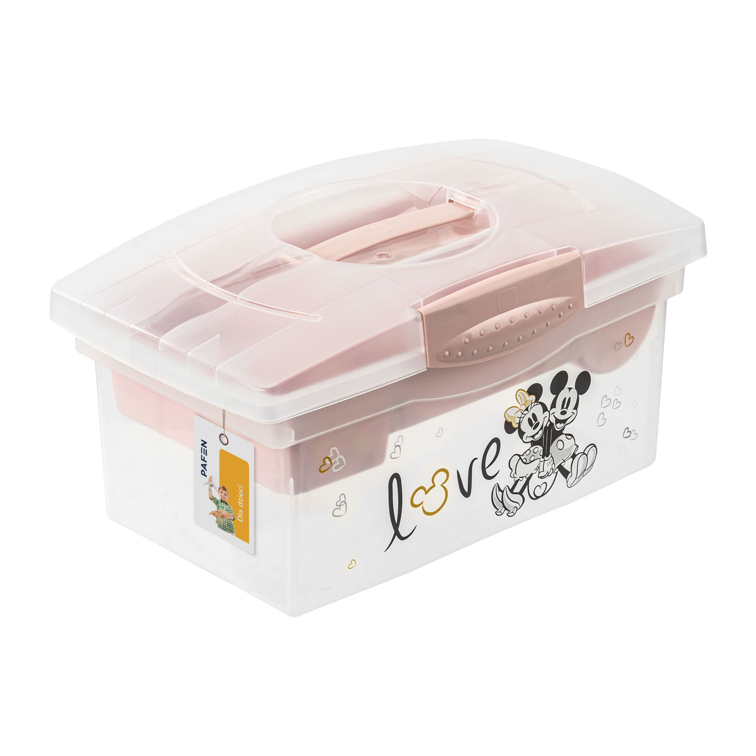 Patrick Nordic pink toy box