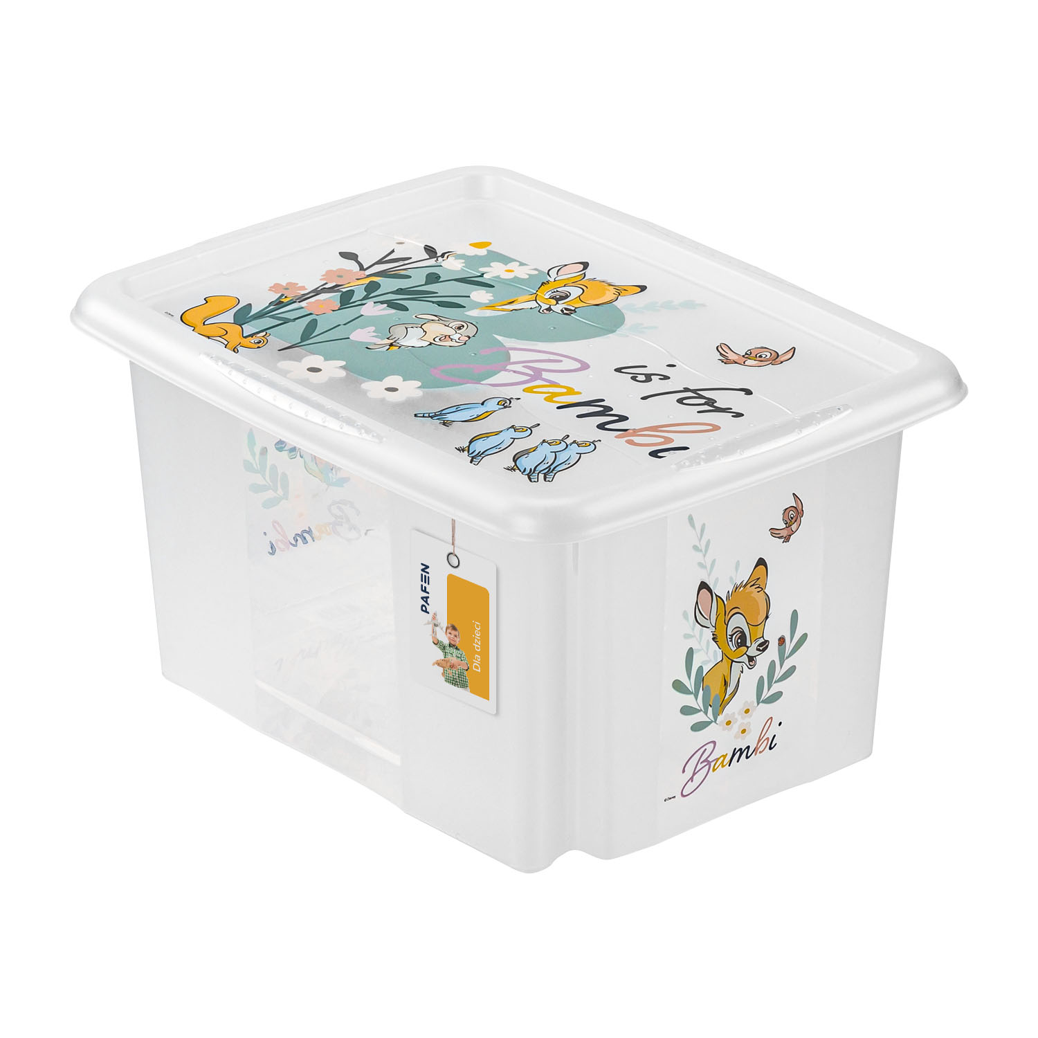 Carolina Natural transparent toy box