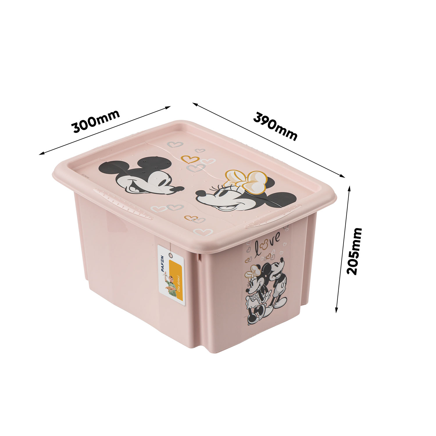 Wymiary Karolina toy box Nordic pink (1)