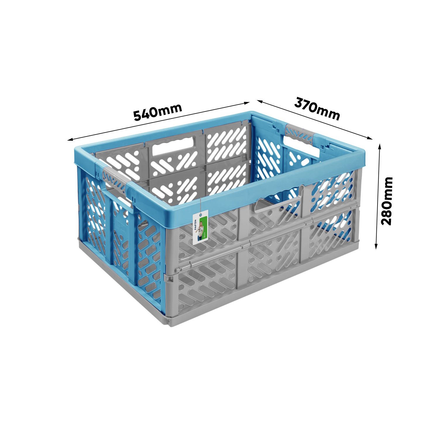 Wymiary Zestaw  koszy transportowych Ben KEE-1022569500000X4 Sky blue (1)