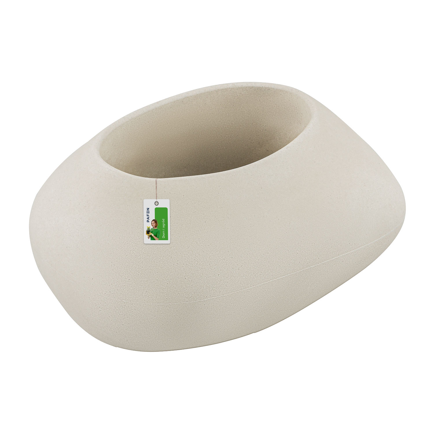 Doniczka Yeke TY50-101GR Piaskowy