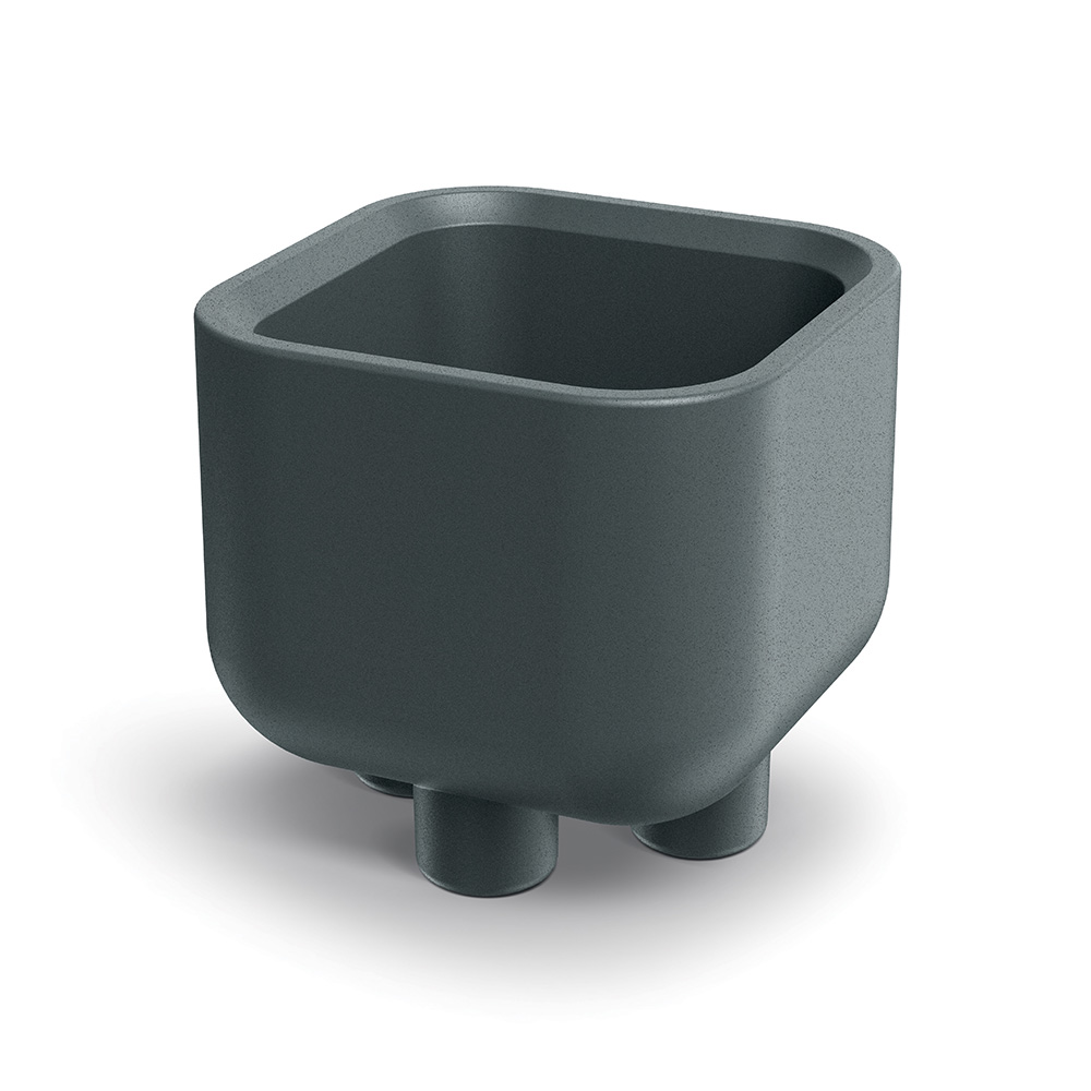 Doniczka Molta Square Foot TMSF48-107GR Grafitowy