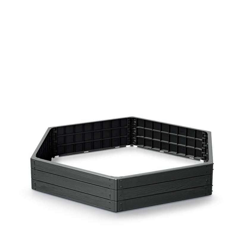 Rabata ogrodowa Base Woody IBWH Antracytowy