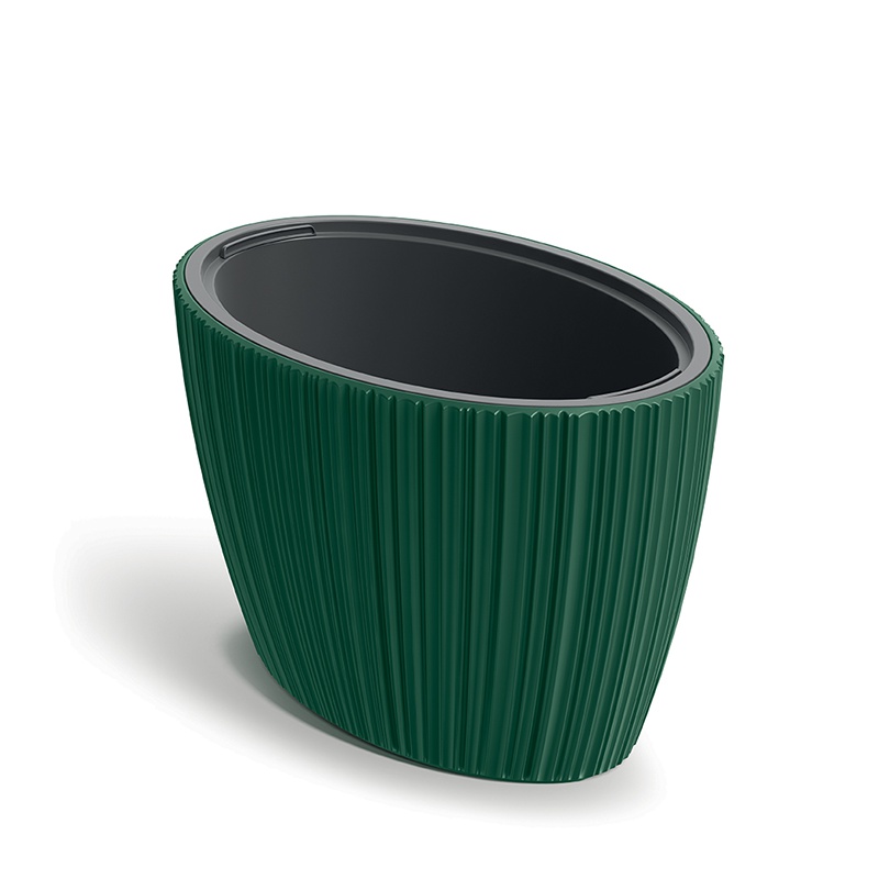Doniczka Oro Oval DBOE600-2411U Zielona pinia