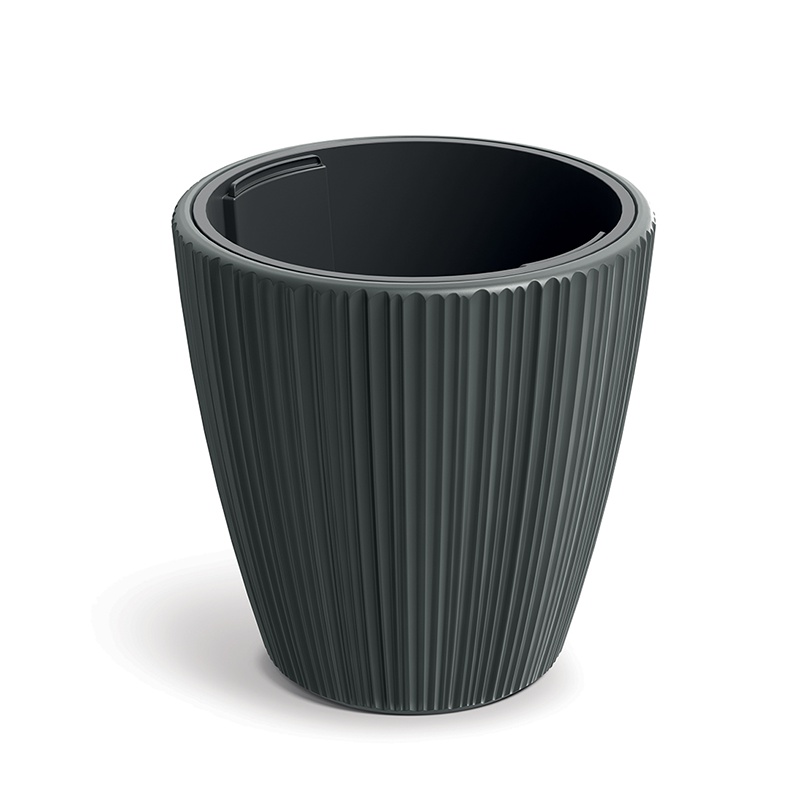 Doniczka Oro Round DBOR400-419U Ciemny szary