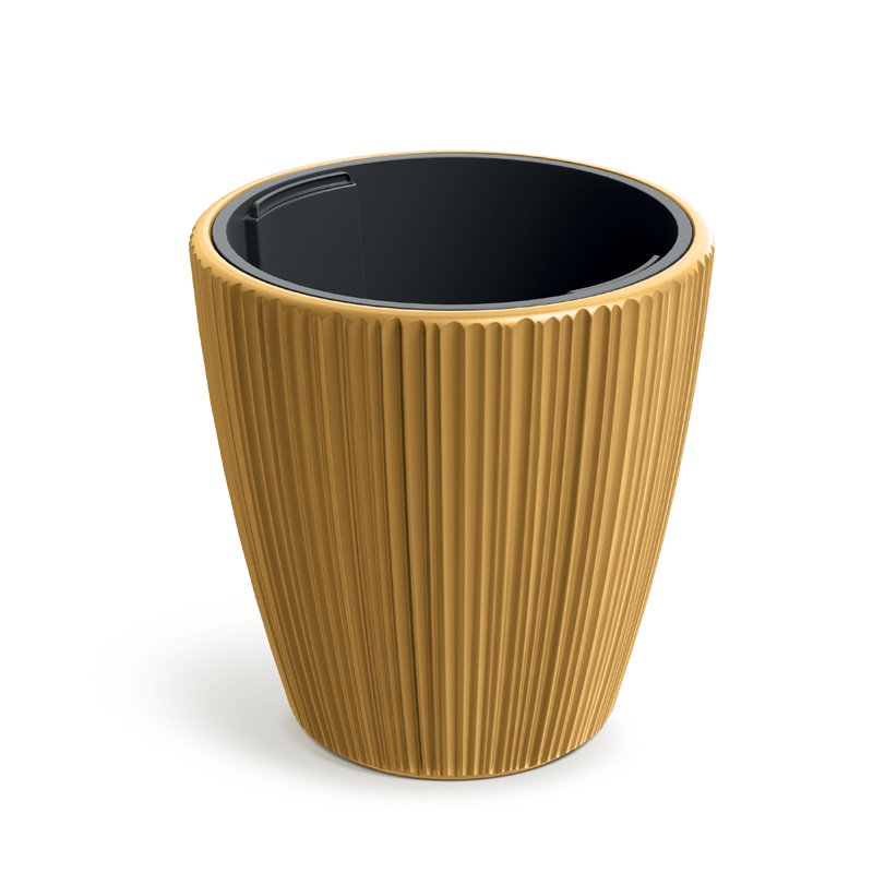 Doniczka Oro Round DBOR470-117U Musztardowy