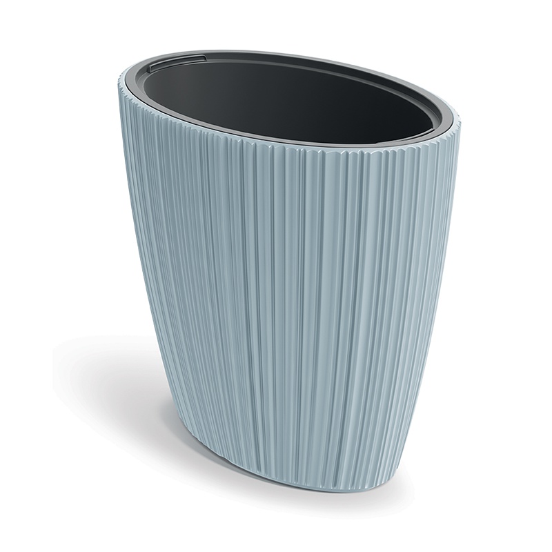 Doniczka Oro Oval DHOE600-443U Jasny szary