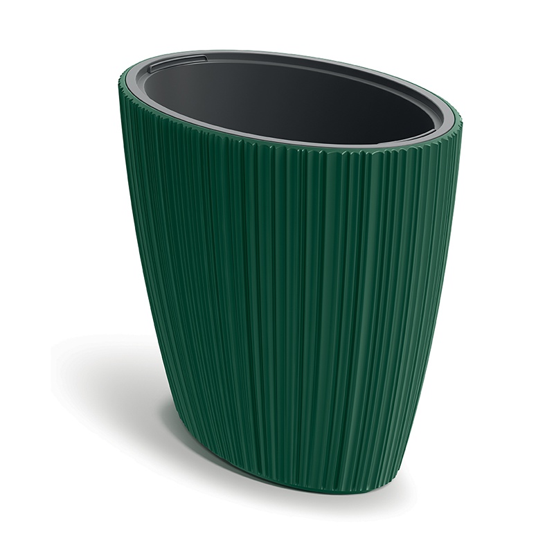 Doniczka Oro Oval DHOE600-2411U Zielona pinia