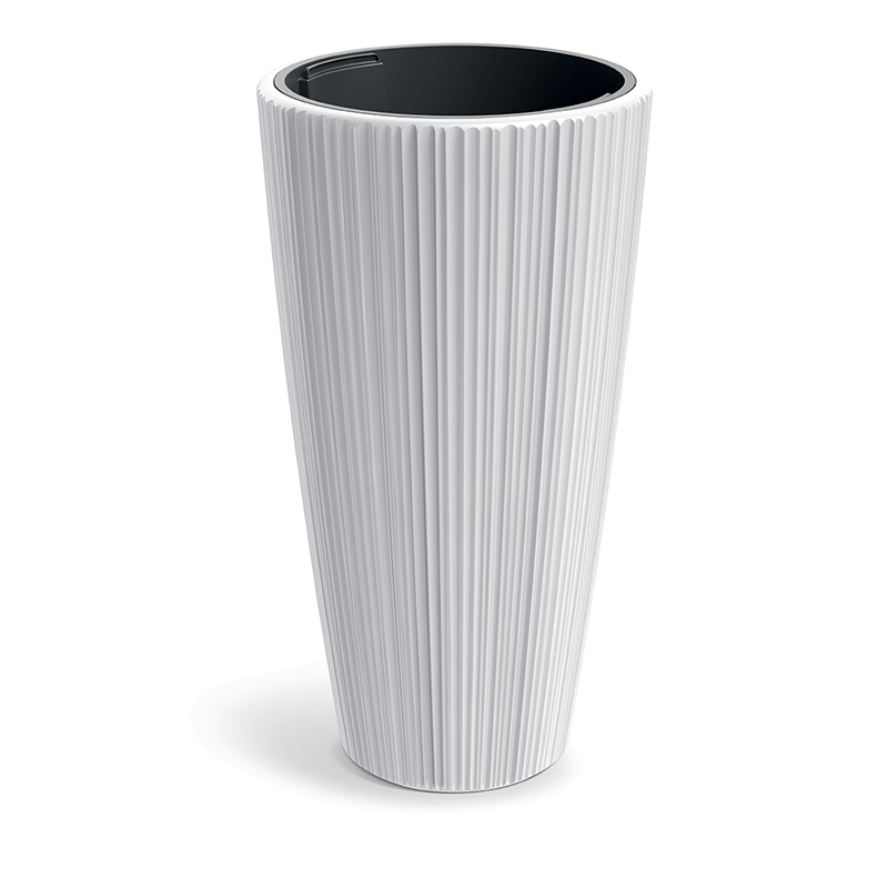Doniczka Oro Round DHOR400-S449 Biały