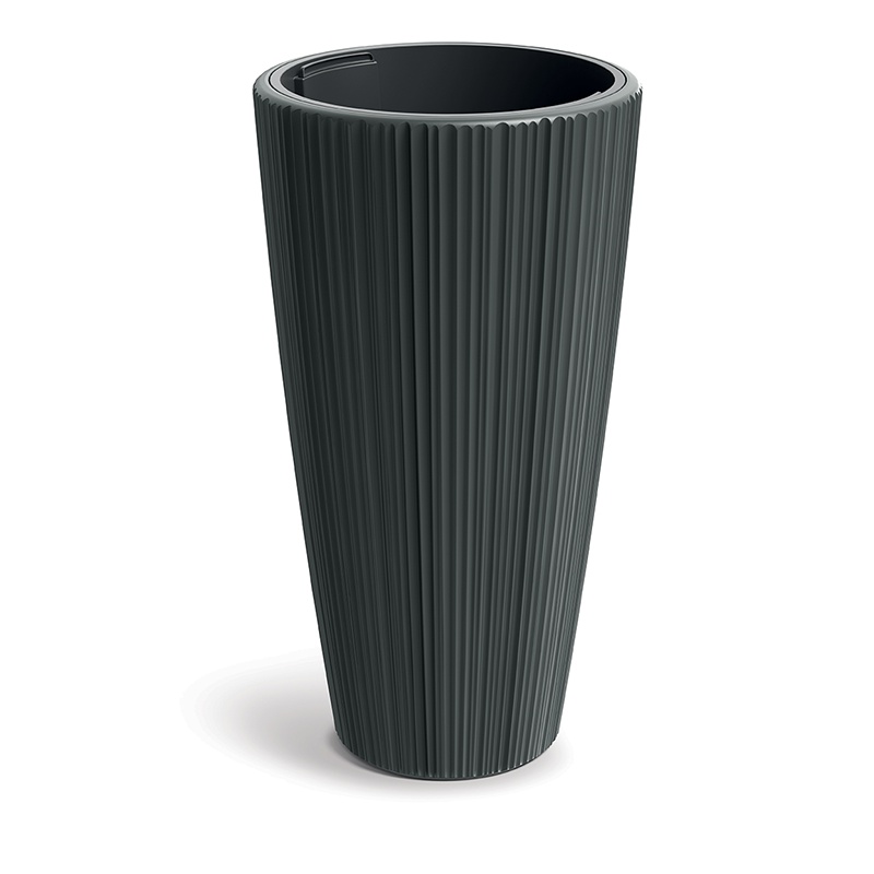 Doniczka Oro Round DHOR400-419U Ciemny szary